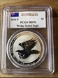 2014-P $1 Wedge Tailed Eagle Mercanti Signature MS70