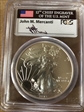 2015 $1 Silver Eagle First Strike Mercanti Signature MS70