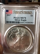 2017 $1 Silver Eagle First Strike MS70