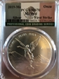 2019-Mo Onza Libertad Ag First Strike MS70