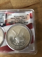 2021 $1 Silver Eagle - Type 2 First Strike Flag Picture Frame 2 coin MS70