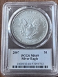 2007 $1 Silver Eagle Ultra Breaks MS69