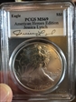 2004 $1 Silver Eagle Heros- J.Lynch MS69