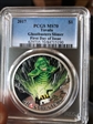 2017 $1 Ghostbusters Slimer First Day of Issue MS70
