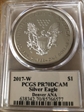 2017-W $1 Silver Eagle Thomas Cleveland Art Deco PR70DCAM