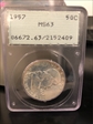 1957 50C MS63