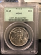 1941 50C MS66