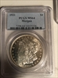1921 $1 Morgan MS64