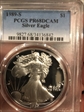 1989-S $1 Silver Eagle PR68DCAM
