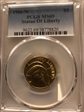 1986-W $5 Statue Of Liberty MS69