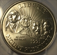 1991-D 50C Mount Rushmore MS70