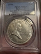 1970 Piso KM-202a Pope Visit Silver MS67
