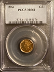1874 G$1 MS61