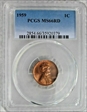 1959 1C MS66RD