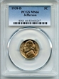 1938-D 5C Jefferson MS66