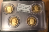 2007-S 4 pc. Presidential Dollar Set PR69DCAM
