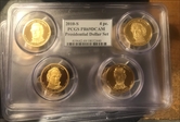 2010-S 4 pc. Presidential Dollar Set PR69DCAM