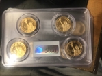 2011-S 4 pc. Presidential Dollar Set PR69DCAM