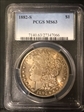 1882-S $1 MS63