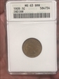 1909 1C Indian ms63