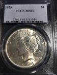 1923 $1 MS61