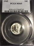 1945 10C MS65