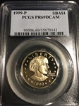 1999-P SBA$1 PR69DCAM