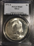 1971-S $1 Silver MS65