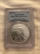 2006-W $1 Burnished Silver Eagle 20th Anniversary SP69