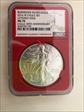 2016 $1 Burnished Silver Eagle 30th Anniversary Lettered Edge MS70