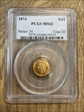 1874 G$1 MS63