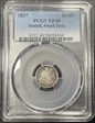 1837 H10C Seated, Small Date XF40