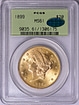 1899 $20 MS61