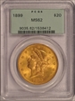 1899 $20 MS62