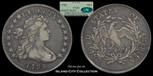 1795 $1 Draped Bust, Centered VF30