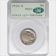 1916-S 5C MS63