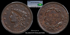1838 1C MS63BN