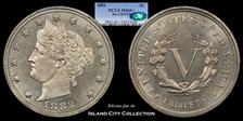 1883 5C No CENTS MS66+