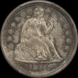 1857-O 10C MS64