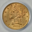 1900 $5 MS61