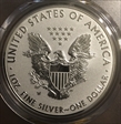 2019-W $1 Silver Eagle Enhanced Rev PR Pride of Two Nations, U.S. Set First Strike PR70
