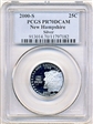 2000-S 25C New Hampshire Silver PR70DCAM