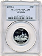 2000-S 25C Virginia PR70DCAM