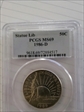1986-D 50C Statue Of Liberty MS69