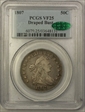 1807 50C Draped Bust VF25