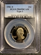 1981-S 25C Type 1 PR69DCAM