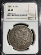 1883 $1 XF 40