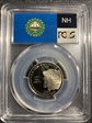 2000-S 25C New Hampshire PR69DCAM