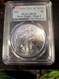2021 $1 Silver Eagle - Type 1 First Day of Issue MS70