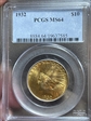 1932 $10 MS64